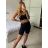 Súprava kraťasy a croptop na ramienka dámska (S/M ONE SIZE) TALIANSKA MÓDA IMPMD243725