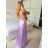Šaty dlouhé elegantní na ramínka dámské (S/M/L ONE SIZE) ITALSKÁ MÓDA IMPBB24B23832