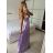 Šaty dlouhé elegantní na ramínka dámské (S/M/L ONE SIZE) ITALSKÁ MÓDA IMPBB24B23832