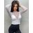 Top/croptop dlhý rukáv dámsky (S/M ONE SIZE) IMM24M27380