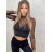 Top/croptop dlhý rukáv dámsky (S/M ONE SIZE) IMM24M27380