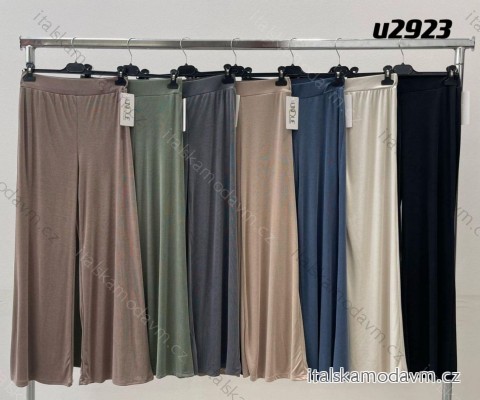 Nohavice dlhé letné dámske (S/M ONE SIZE) TALIANSKA MÓDA IMM24M2923