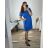 Šaty voľnočasové krátky rukáv dámske nadrozmer (48/50 ONE SIZE) TALIANSKA MODA IM724BELISA
