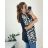 Tunika krátky rukáv dámska nadrozmer (54/56 ONE SIZE) TURECKÁ MODA TME248100-2/DU