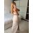 Croptop bez rukávu dámský (S/M ONE SIZE) ITALSKÁ MÓDA IMPMD248117/DUR S/M Černá