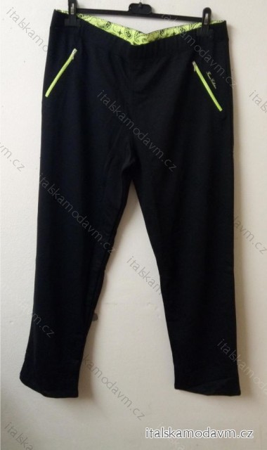Tepláky slabé dámske nadrozmerné (6XL-7XL-8XL) FOREVER BES21QCBT-108 čierna 7XL
