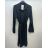 Šaty košilové dlouhý rukáv dámské (S/M ONE SIZE) ITALSKÁ MÓDA IMPSH2424669