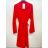 Šaty košilové dlouhý rukáv dámské (S/M ONE SIZE) ITALSKÁ MÓDA IMPSH2424669
