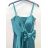 Šaty elegantné spoločenské plesové na ramienka dámske (S/M/L ONE SIZE) TALIANSKA MÓDA IMPSH2481012