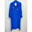 Šaty košeľové s príveskom dlhý rukáv dámske (S/M ONE SIZE) TALIANSKA MÓDA IMPSH2424566-9