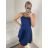 Šaty elegantné spoločenské na ramienka dámske Lolita (XS/S ONE SIZE) TALIANSKA MóDA IM322461