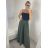 Kalhoty letní oversize dámské (S/M/L/XL/2XL ONE SIZE) ITALSKÁ MODA IM424445/DR -   zelená khaki -   XL/2XL