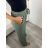 Nohavice dlhé letné mušelínové dámske (S/M ONE SIZE) TALIANSKA MÓDA IMD23325/DUR -   hnedá
 -   S / M