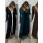 Šaty dlhé elegantný dlhý rukáv dámske (S/M/L ONE SIZE) TALIANSKA MÓDA IMM24M55881