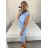 Šaty elegantní krátký rukáv dámské (S/M ONE SIZE) ITALSKÁ MÓDA IMM23M1430/DU S/M Černá