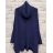 Svetr oversize  dlouhý rukáv dámský (S/M ONE SIZE) ITALSKÁ MÓDA IMPSD242003
