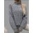 Sveter pletený so stojačikom dámsky (S/M/L ONE SIZE) TALIANSKA MODA IMD23796