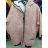 Bunda maxi dlouhá oversize s kapucňou dámska nadrozmer (50/52/54 ONE SIZE) TALIANSKA MÓDA IM4221292