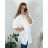 Košile prodloužená 3/4 dlouhý rukáv dámská nadrozměr (56/58 ONE SIZE) ITALSKá MODA IMSM24TREVI