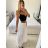 Sukňa dlhá dámska (S / M ONE SIZE) TALIANSKÁ MÓDA IM722063/DR čierna S/M