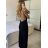 Šaty dlhé letné elegantné na ramienka dámske (S/M/L ONE SIZE) TALIANSKA MÓDA IMPBB24H6536