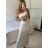 Šaty dlhé letné elegantné na ramienka dámske (S/M/L ONE SIZE) TALIANSKA MÓDA IMPBB24H6536