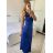 Šaty dlhé letné elegantné na ramienka dámske (S/M/L ONE SIZE) TALIANSKA MÓDA IMPBB24H6536