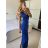 Šaty dlhé letné elegantné na ramienka dámske (S/M/L ONE SIZE) TALIANSKA MÓDA IMPBB24H6536