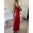Šaty dlhé letné elegantné na ramienka dámske (S/M/L ONE SIZE) TALIANSKA MÓDA IMPBB24H6536