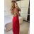 Šaty dlhé letné elegantné na ramienka dámske (S/M/L ONE SIZE) TALIANSKA MÓDA IMPBB24H6536