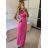 Šaty dlhé letné elegantné na ramienka dámske (S/M/L ONE SIZE) TALIANSKA MÓDA IMPBB24H6536