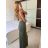 Šaty dlhé letné elegantné na ramienka dámske (S/M/L ONE SIZE) TALIANSKA MÓDA IMPBB24H6536