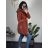 Kabát zimní s kapucí dámská LHD fashion (S-2XL) LHD-2M-231/DR M hnedá