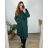 Kabát na knoflíky  dámský  (M/L ONE SIZE) ITALSKá MóDA IM324ELISA/DR -   tmavě modrá   M/L