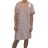 Šaty krátke elegantné flitrové krátky rukáv dámske (S/M/L ONE SIZE) TALIANSKA MÓDA IMM24M52017