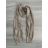 Šatka dámska (ONE SIZE) ORCHIDEJ ORC24Y02385-3/DUR ONE SIZE strieborná