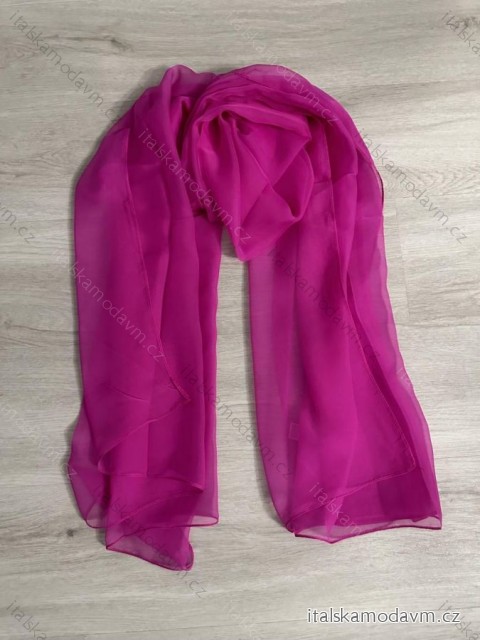 Šátek lehký dámská (ONE SIZE) DELFIN DEL24WJ-085/DR ONE SIZE růžová fuchsiová