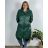 Bunda dlhá s kapucňou dámska nadrozmer (2XL/3XL ONE SIZE) TALIANSKA MÓDA IM423WHITNEY