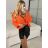 Svetr pletený na knoflíčky dlouhý rukáv dámský oversize Alessandra (S/M/L ONE SIZE) ITALSKÁ MÓDA IMWC233944SM/DU -   šedá -   S/M/L
