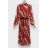 Šaty dlouhé elegantní dlouhý rukáv dámské (S/M/L ONE SIZE) ITALSKÁ MÓDA IMPES24ARIANNA zelená khaki S/M/L