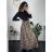 Šaty dlouhé elegantní dlouhý rukáv dámské (S/M/L ONE SIZE) ITALSKÁ MÓDA IMM24M55931