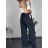 Nohavice dlhé letné dámske (S/M/L ONE SIZE) TALIANSKA MÓDA IMD23417/DU béžová M/L