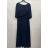 Šaty spoločenské dlhé elegantný krátky rukáv dámske (42/44/46 ONE SIZE) TALIANSKA MÓDA IMPSH24L517