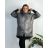 Bunda  s kapucí dámská nadrozměr (3XL/4XL ONE SIZE) ITALSKÁ MÓDA IM423683/DUR khaki 3XL/4XL