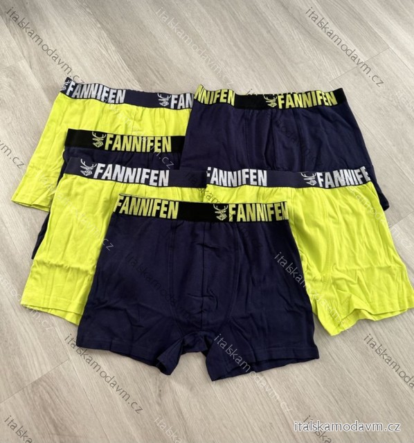Boxerky bavlněné pánské 6ks (M,L,XL,2XL) FANNIFEN PES22G55450-L/DR
