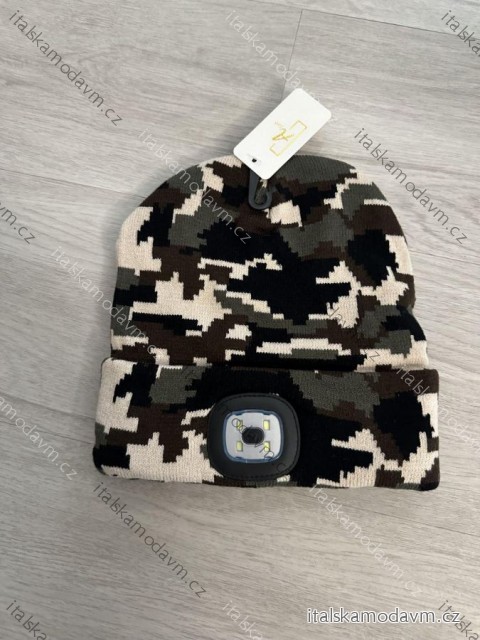 Čepice zimní s baterkou pánská PV324004-1/DR