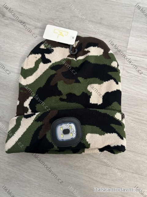 Čepice s baterkou  zimní pánská PV324004-2/DR