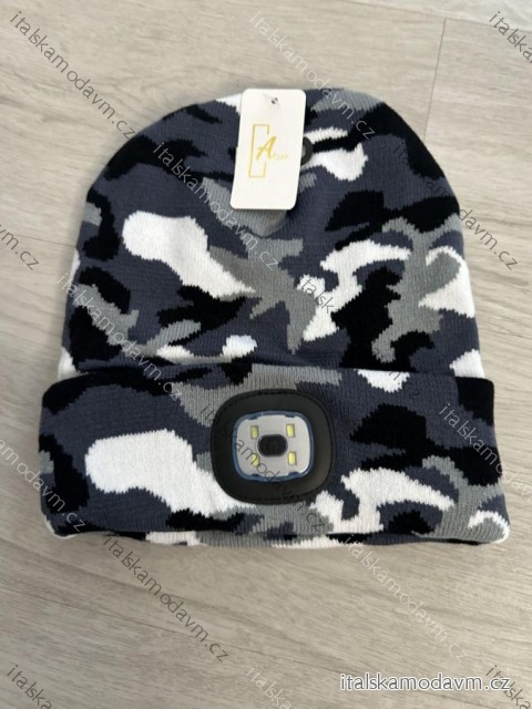 Čepice s baterkou  zimní pánská PV324004-4/DR