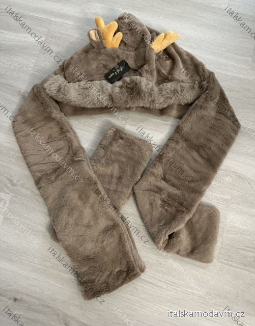 Čiapka ušami (UNI) PV324300151/DR ONE SIZE hnedá