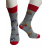 Ponožky veselé pánske traktor (38-41,42-46) POLSKÁ MÓDA DPP21226RED/DR 38-41 šedá